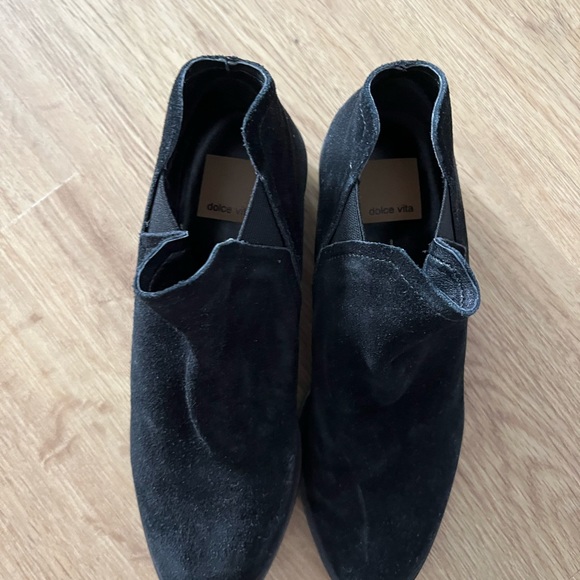 Dolce Vita Ankle Boots Size 6 in Onyx Suede (Black) - Picture 5 of 7